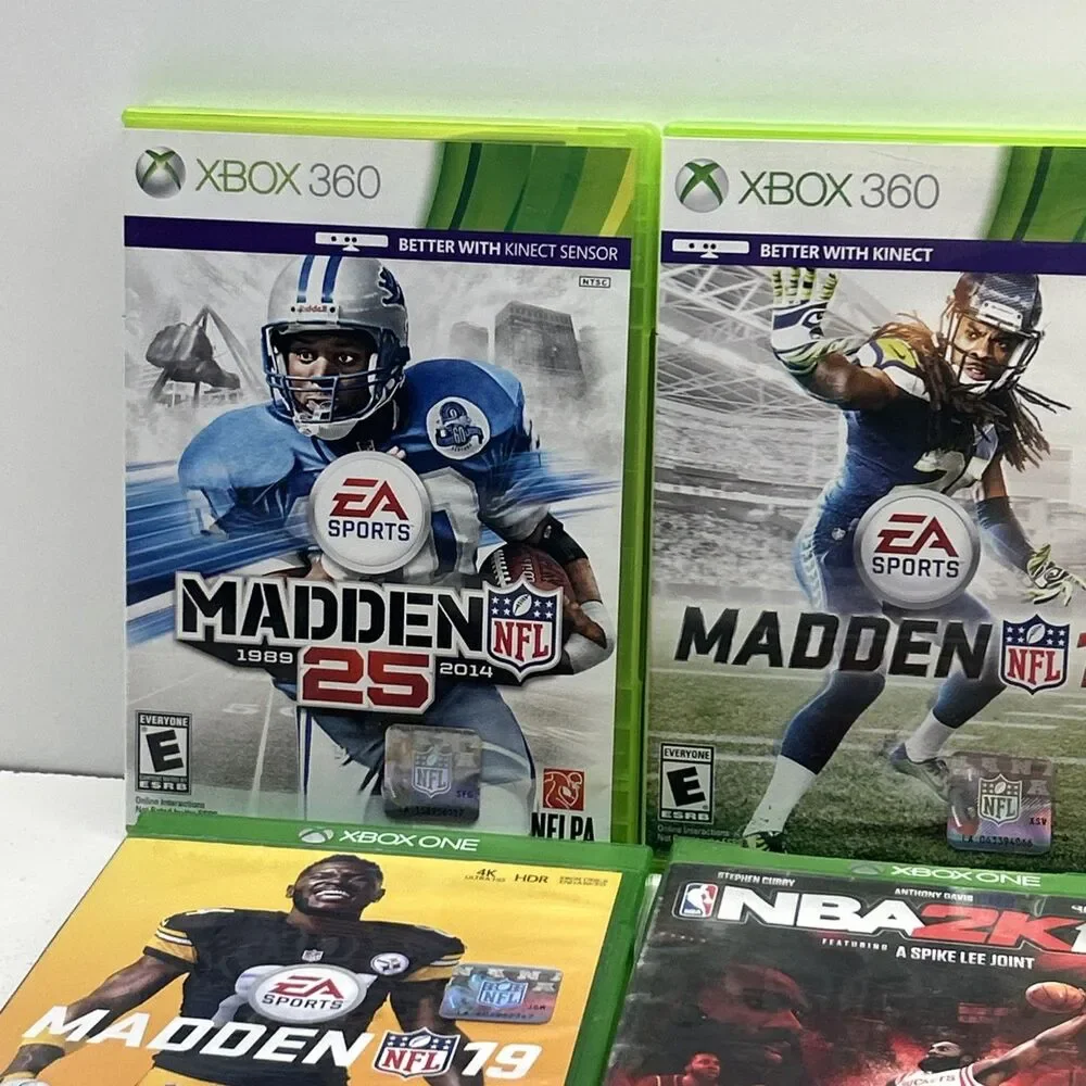 Xbox‎ Sports Game Bundle Lot Of 11 - 2 Xbox 360 & 9 Xbox One Games EUC